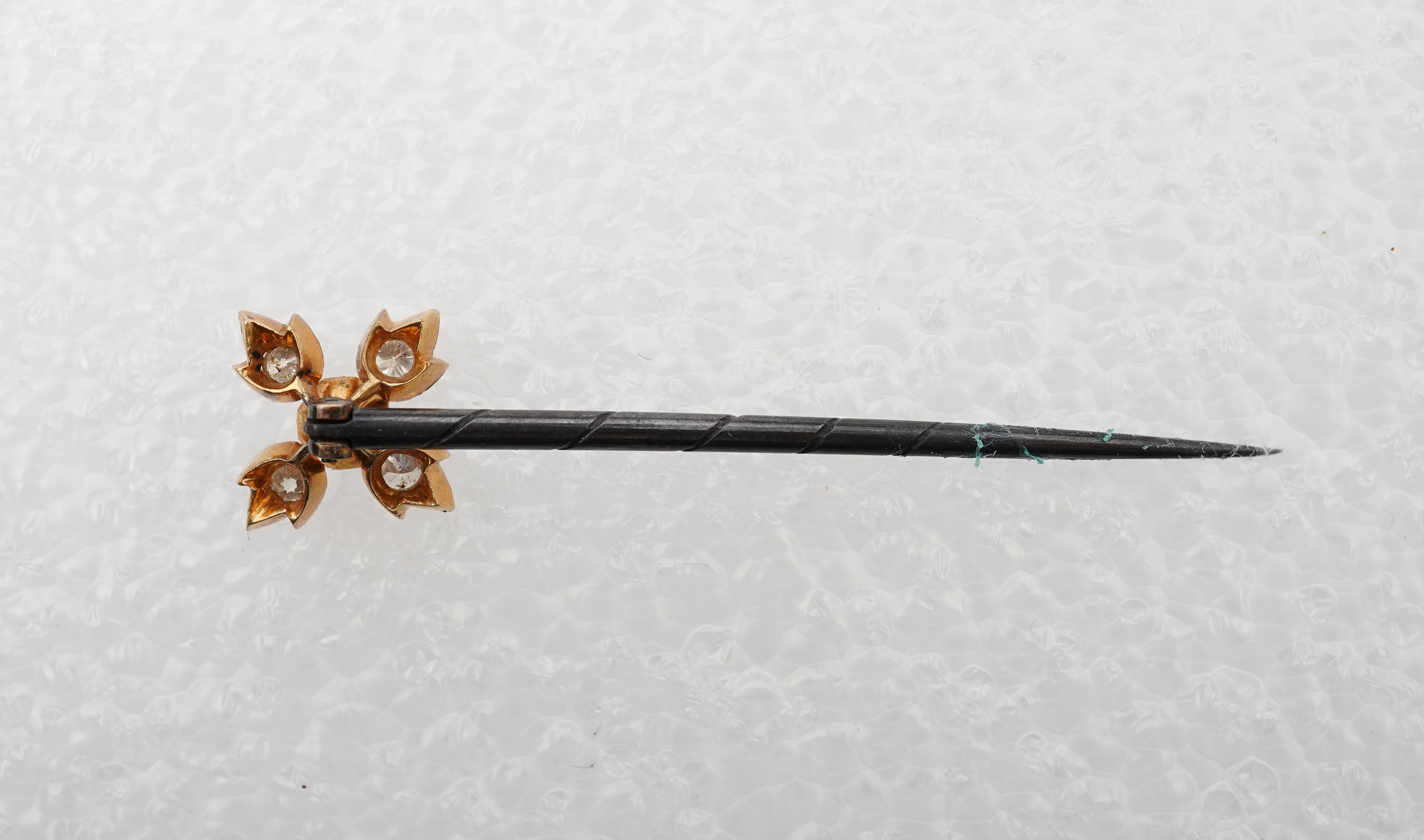 An Edwardian diamond stick pin, early 20th century